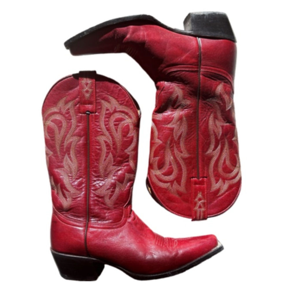 Shyanne Red Western Boots